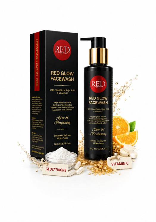 Red Glow Face Wash - Glow and Brightening (200 ml)